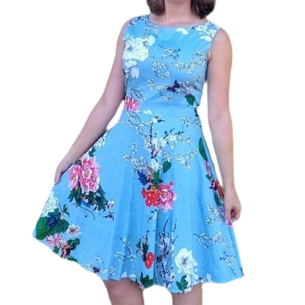 A-line Floral dress